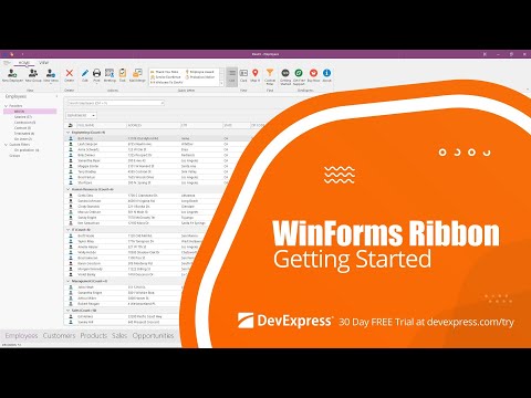 DevExpress WinForms Tutorials