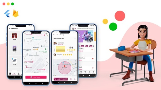 Flutter &Firebase – Build Multi-shop App with Chat system 2024-2 -Udemy